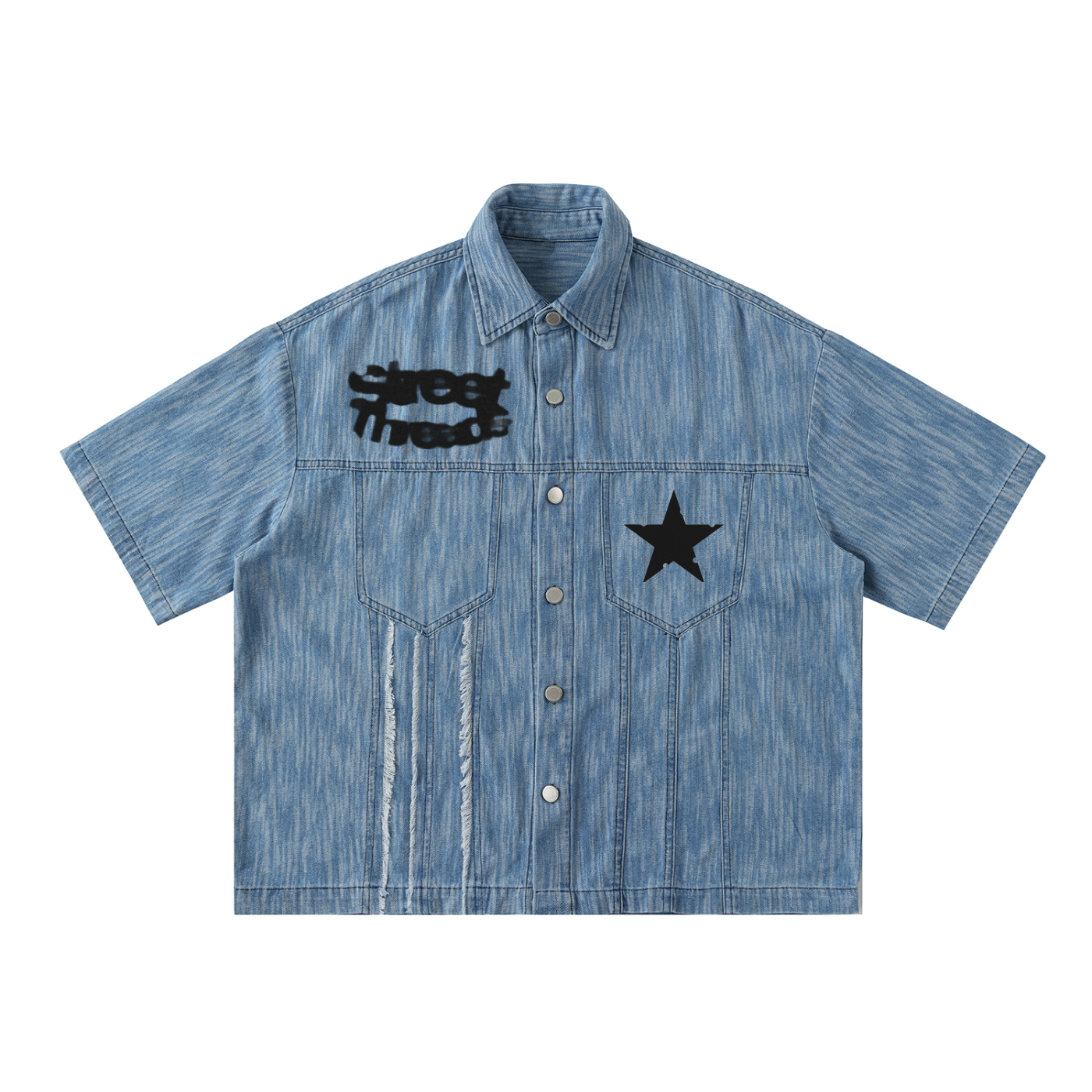 "Starlit Denim Shirt"⭐