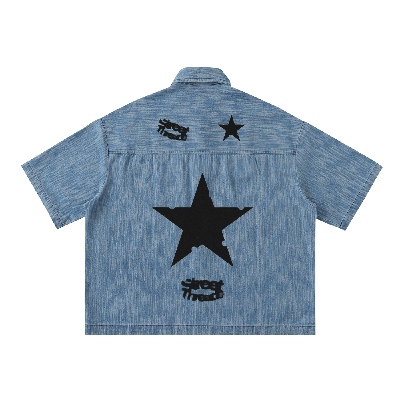 "Starlit Denim Shirt"⭐